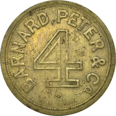 4 Pence (Barnard, Peter and Company) ND front