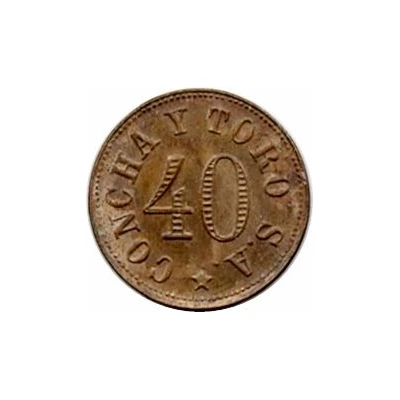 40 Centavos (Concha y Toro S.A.) ND front