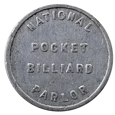 5 Cent - National Pocket Billiard Parlor ND front