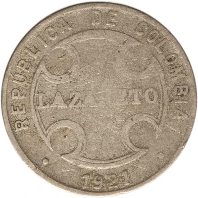 5 Centavos Leprosarium Coinage front