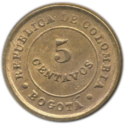 5 Centavos Leprosarium Coinage front