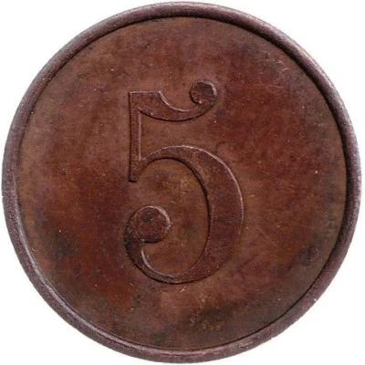 5 Centimes - Brasserie Beaulieu Geneva back