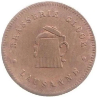 5 Centimes - Brasserie Gloor (Lausanne) ND front