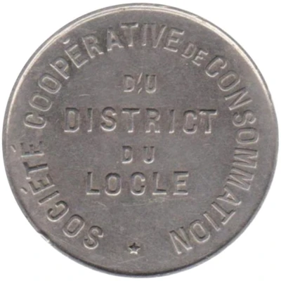 5 Centimes - Consumer cooperative society (Le Locle) ND front