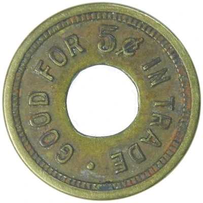 5 Cents - 31519 ND back