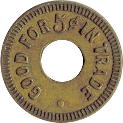 5 Cents - 31560 ND back