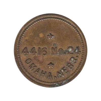 5 Cents - 4416 No. 24 (Omaha, Nebraska) ND front
