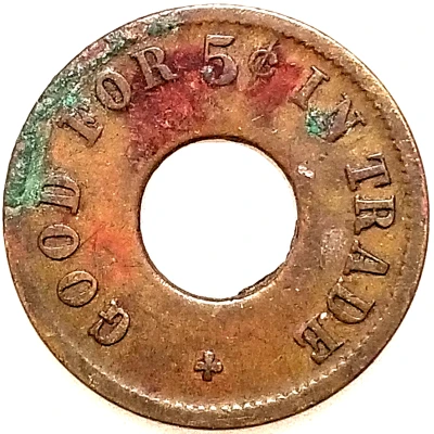 5 Cents - 9445 ND back