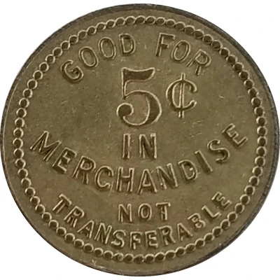 5 Cents - A and B Company (Greenville, Florida) ND back