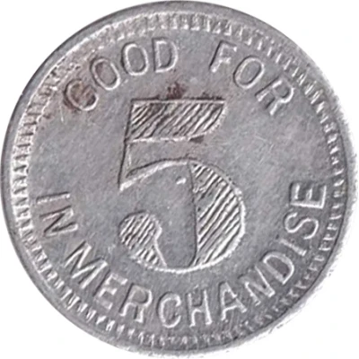 5 Cents - A/15 ND back