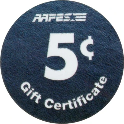 5 Cents - AAFES Gift Certificate 9D back