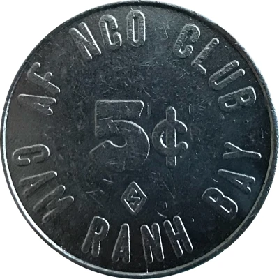 5 Cents - AF NCO Club (Cam Ranh Bay) ND front