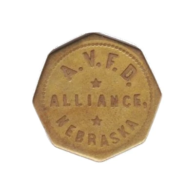 5 Cents - A.V.F.D. (Alliance, Nebraska) ND front
