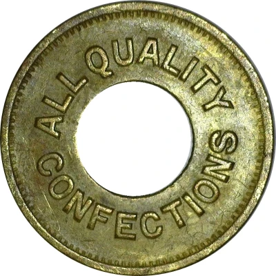 5 Cents - All Quality Confections (Chicago, Illinois) ND front