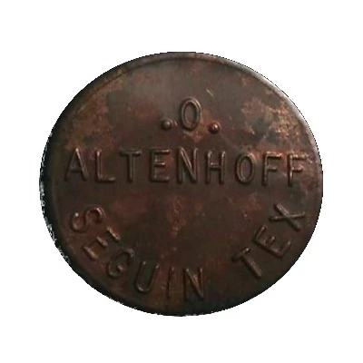 5 Cents - Altenhoff (Seguin, Texas) ND front