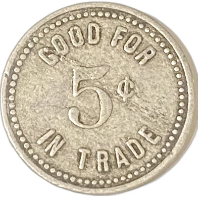 5 Cents - Anderson and Trapp (Streator, Illinois) ND back