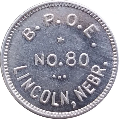 5 Cents - B.P.O.E. (Lincoln, Nebraska) ND front
