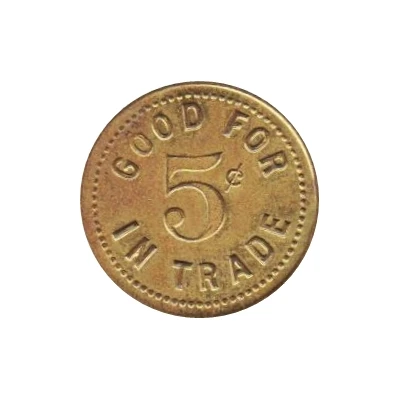 5 Cents - Blake's (Columbus, Nebraska) ND back