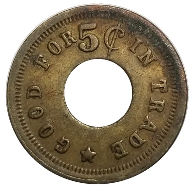5 Cents - Buezer Pesch (South Wenatchee, Washington) ND back
