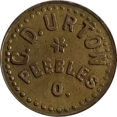 5 Cents - C. D. Urton (Peebles, Ohio) ND front