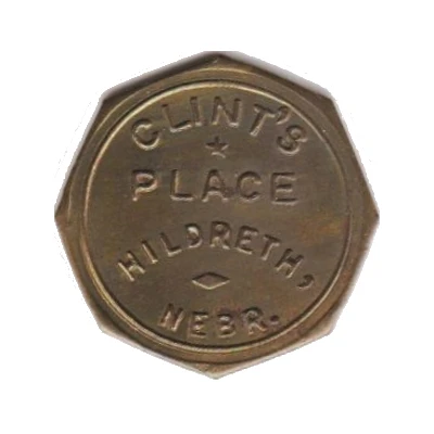 5 Cents - Clint's Place (Hildreth, Nebraska) ND front