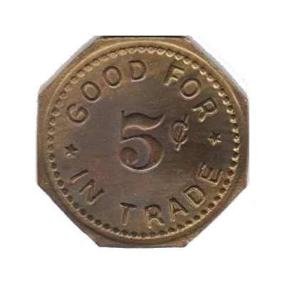 5 Cents - Clint's Place (Hildreth, Nebraska) ND back