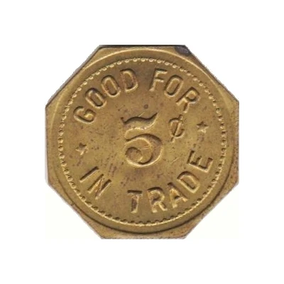 5 Cents - Coffey's Tavern (Roca, Nebraska) ND back
