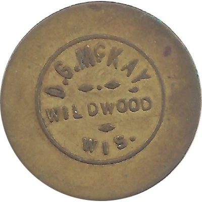 5 Cents - D. G. McKay (Wildwood, Wisconsin) ND front