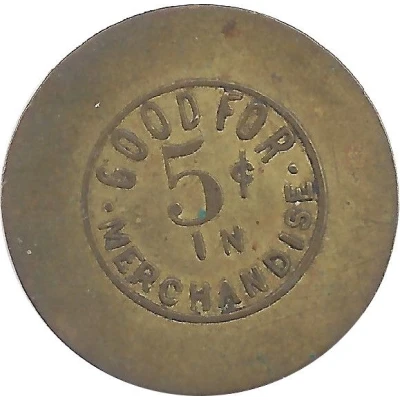 5 Cents - D. G. McKay (Wildwood, Wisconsin) ND back