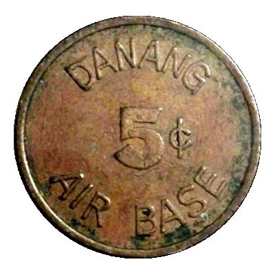 5 Cents - Da Nang Air Base Vietnam ND back