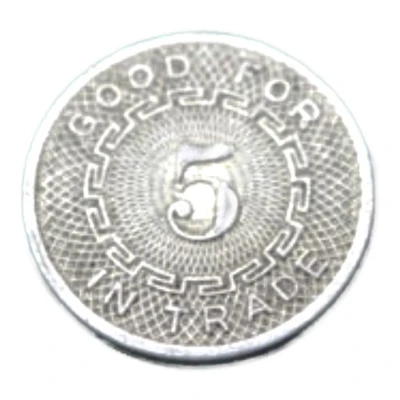 5 Cents - Drexel View Tavren (Chicago, Illinois) ND back