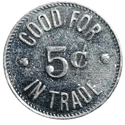 5 Cents - E. P. Krogh (Pingree, North Dakota) ND back