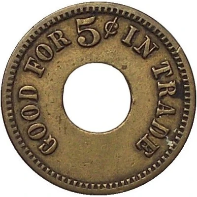5 Cents - Ed. Mattson (Tintah, Minnesota) ND back