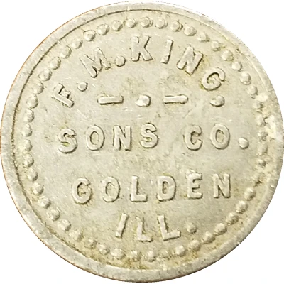 5 Cents - F.M. King ND front