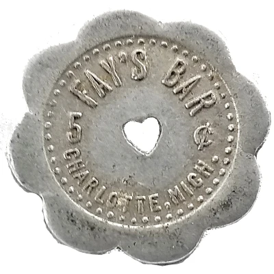 5 Cents - Fay's Bar ND front