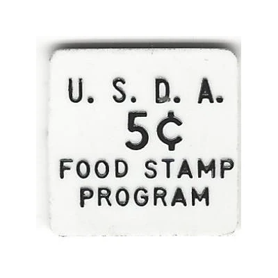 5 Cents - Food Stamp (Russell's Food Store) ND back