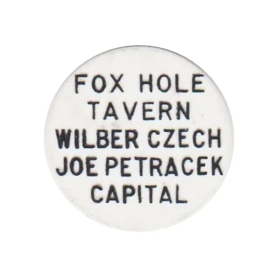 5 Cents - Fox Hole Tavern Wilber, Nebraska ND front