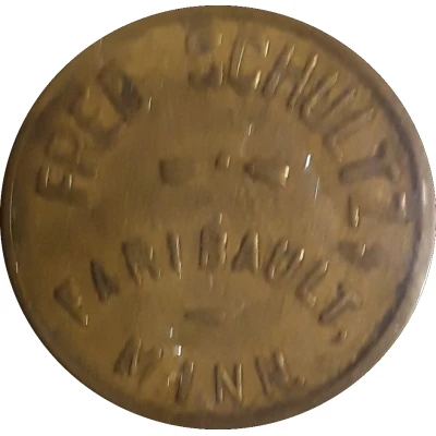 5 Cents - Fred Schultz Faribault, Minnesota ND front