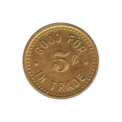 5 Cents - Gents Den (Harvard, Nebraska) ND back