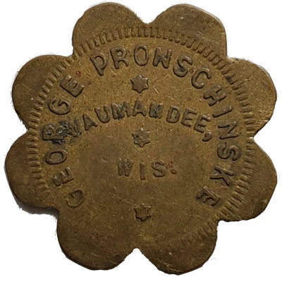 5 Cents - George Pronschinske (Waumandee, Wisconsin) ND front