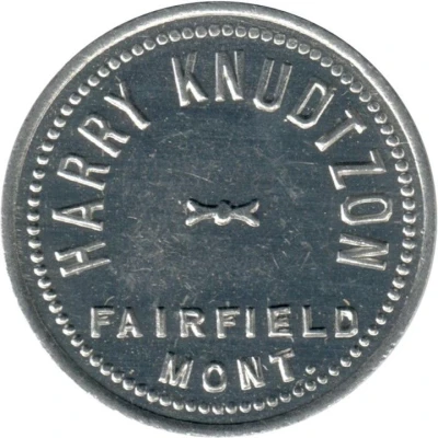 5 Cents - Harry Knudtzon (Fairfield, Montana) ND front