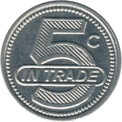 5 Cents - Harry Knudtzon (Fairfield, Montana) ND back