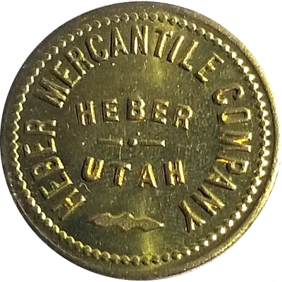 5 Cents - Heber Mercantile Company ND front