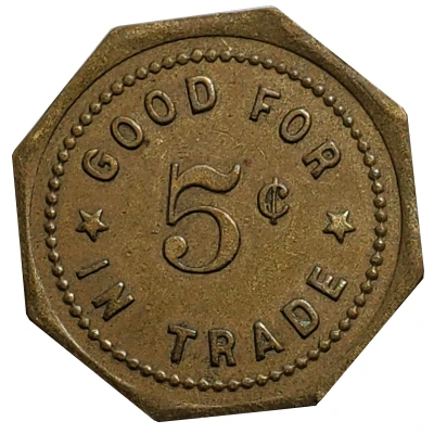 5 Cents - Hemenway and Moser (Nampa, Idaho) ND back