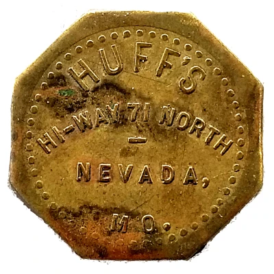 5 Cents - Huff's (Nevada, Missouri) ND front