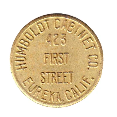 5 Cents - Humboldt Cabinet Co (Eureka, California) ND front