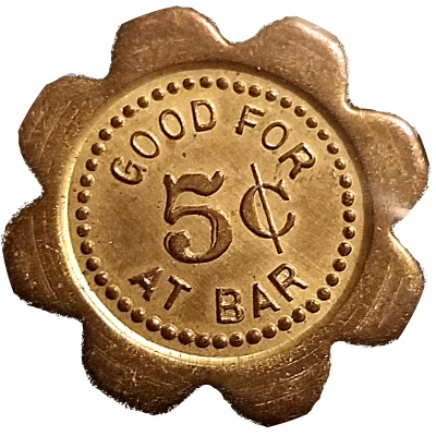 5 Cents - J. F. Bleyenberg ND back