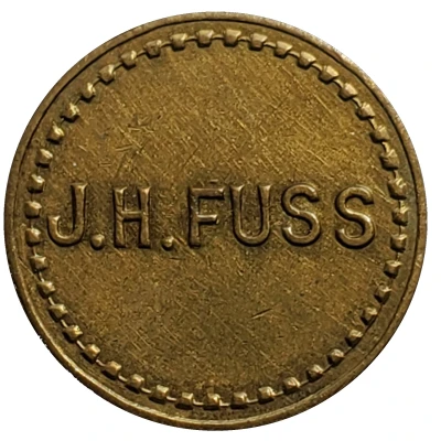 5 Cents - J. H. Fuss (Clyde, Oklahoma) ND front