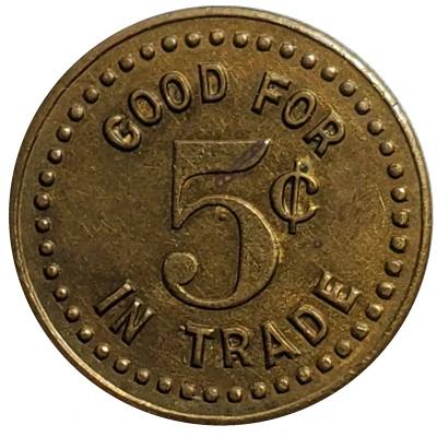 5 Cents - J. H. Fuss (Clyde, Oklahoma) ND back