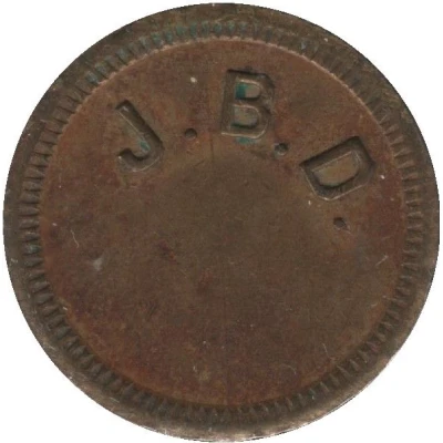5 Cents - J.B.D. ND front